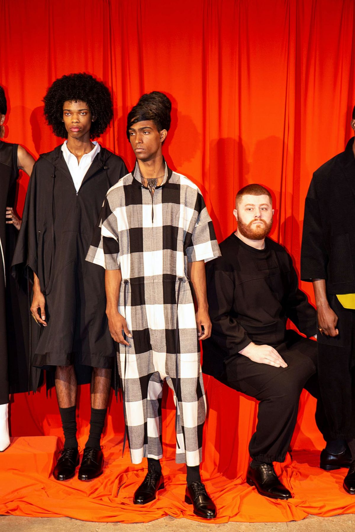 Endast en plusstorlek manlig modell gick på landningsbanan på New York Fashion Week: herrar