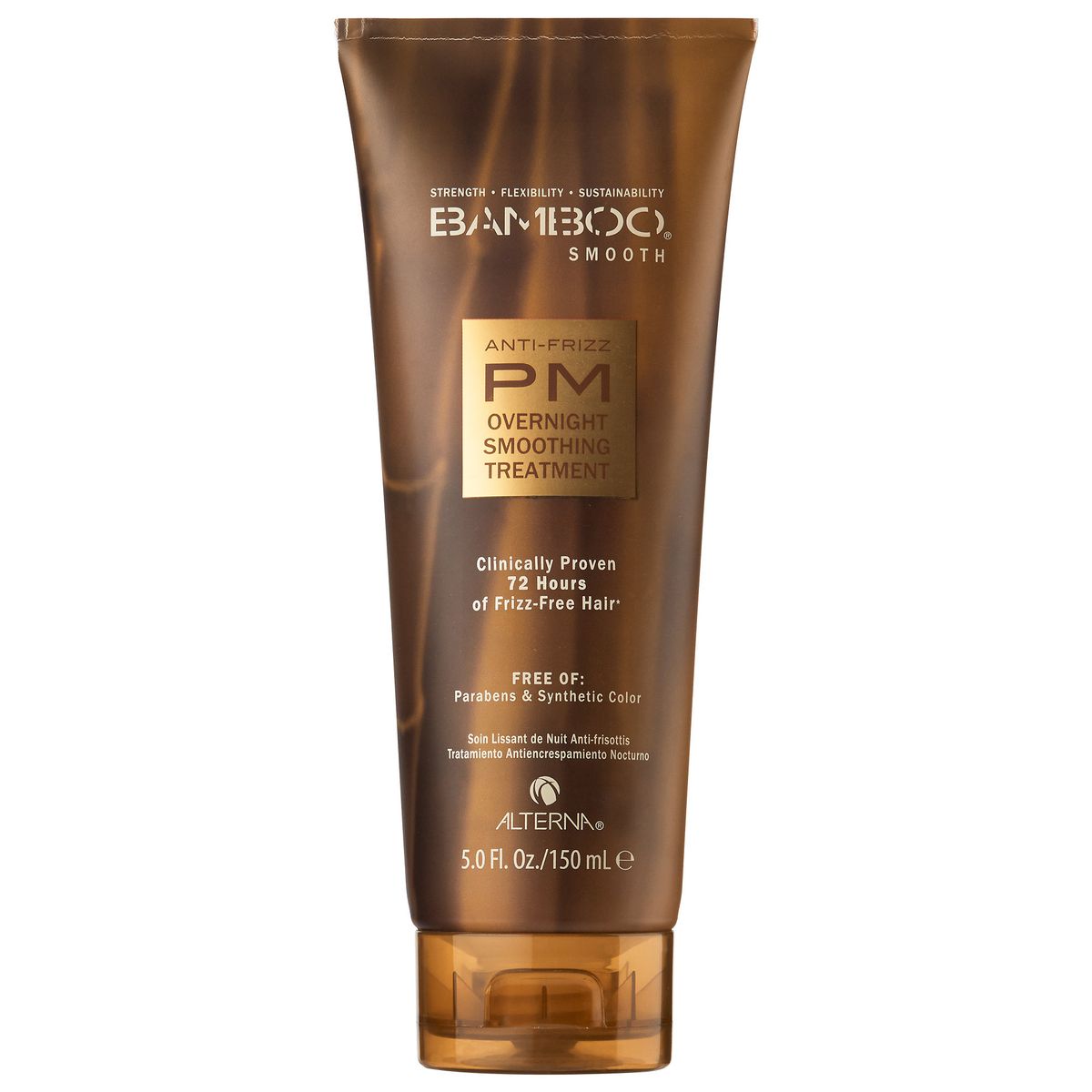 Alterna Haircare Bamboo Smooth Anti-Frizz PM Overnight Smoothing Treatment