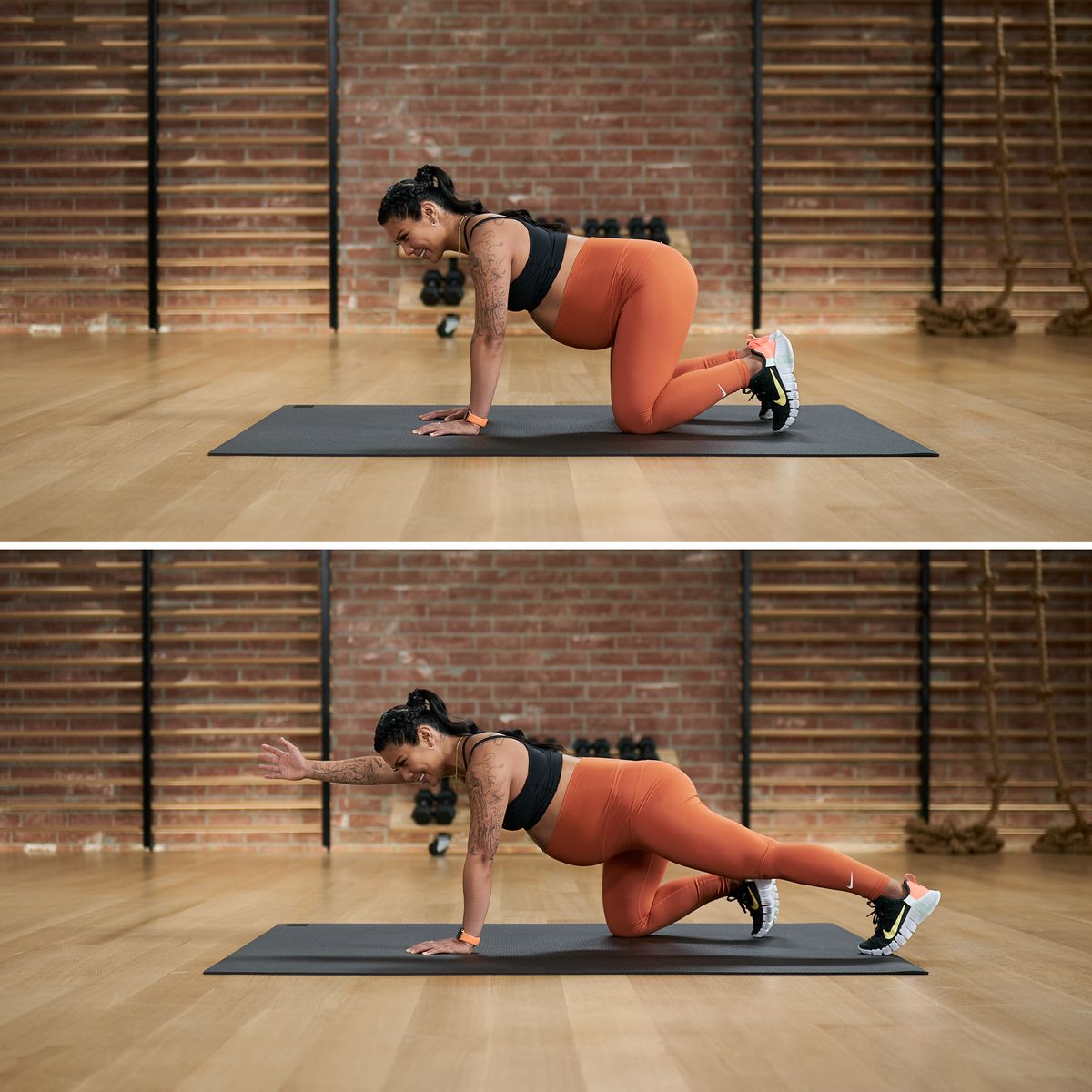 5 prenatale bewegingen voor totale lichaamskracht, van Apple Fitness+