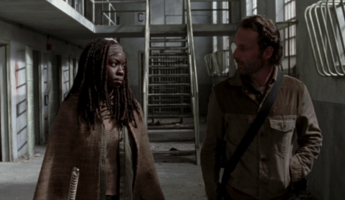 Rick i Michonne w The Walking Dead