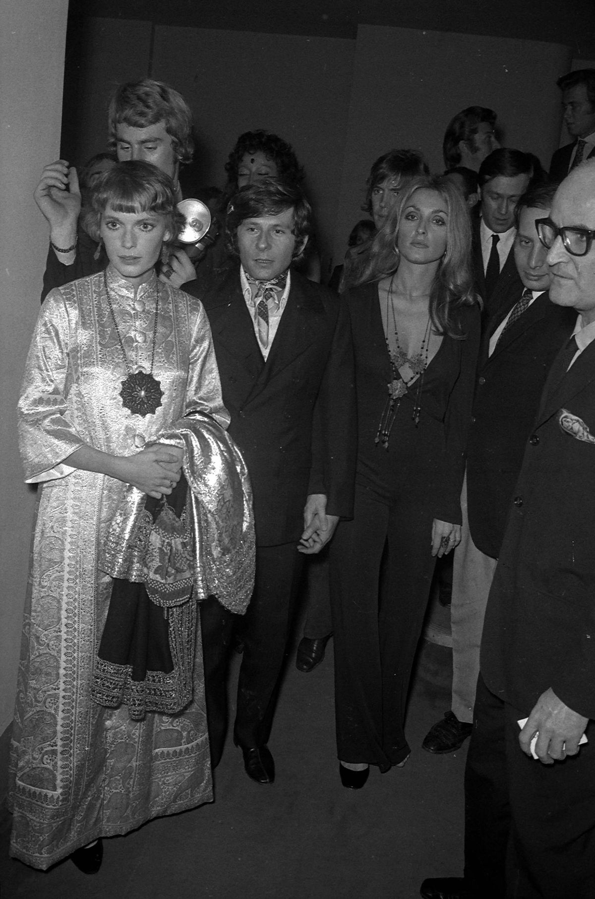 mia farrow, roman polanski e sharon tate no