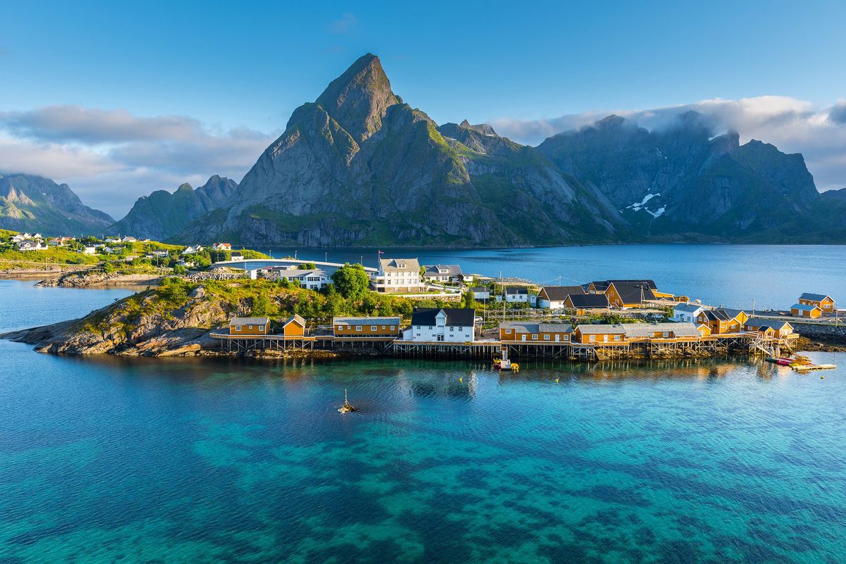 LOFOTEN LATO KRAJOBRAZ