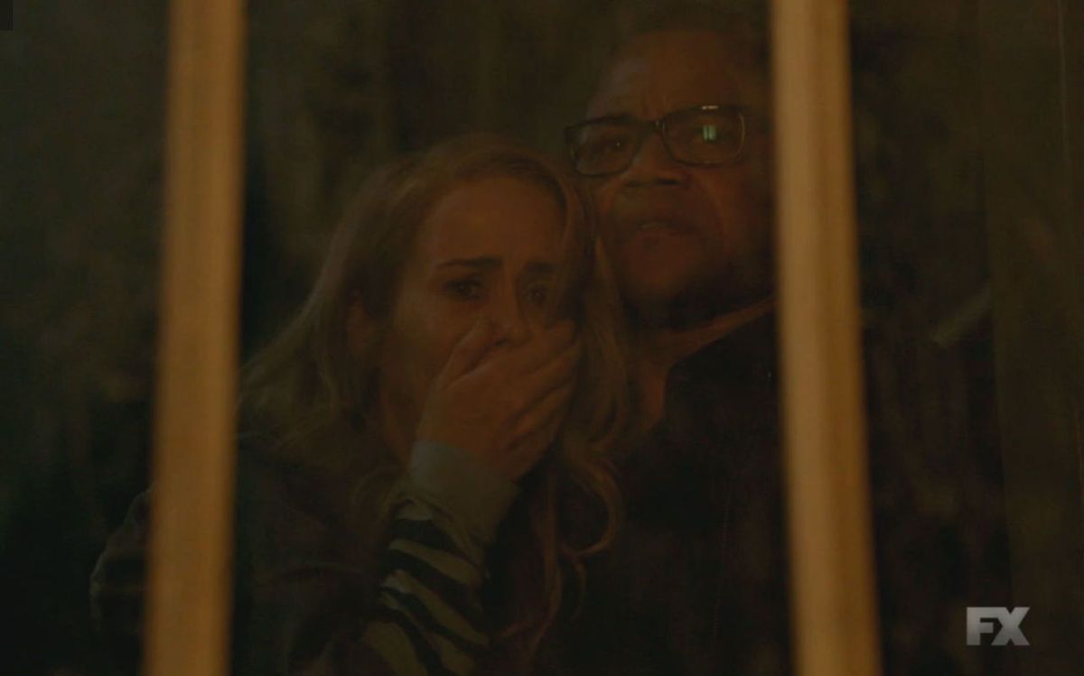 Sarah Paulson i Cuba Gooding Jr w American Horror Story: Roanoke