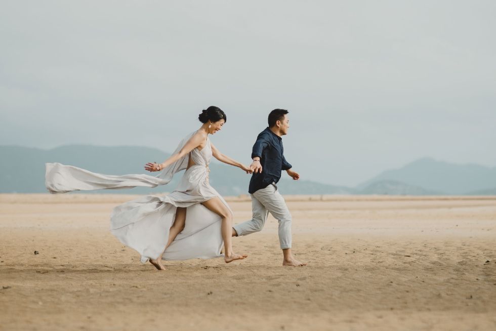 تصوير ، شهر عسل ، مرح ، سماء ، سعيد ، منظر طبيعي ، تصوير ، عطلة ، فستان ، حدث ،