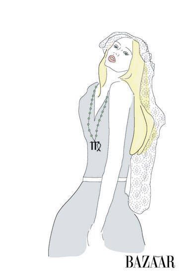 Rukav, Stojeći, Bijeli, Lakat, Čeljust, Vrat, Line art, Duga kosa, Modna ilustracija, Ilustracija,