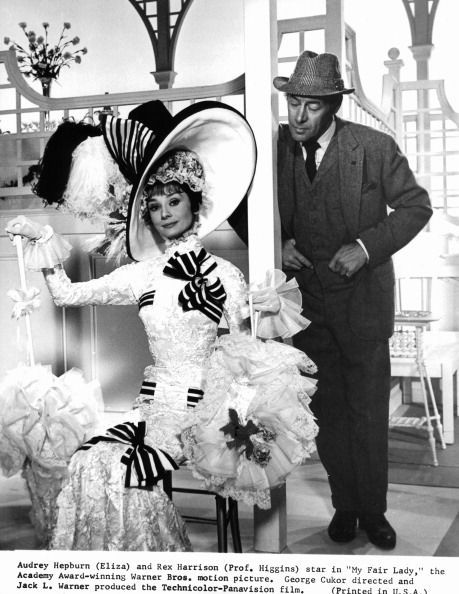 Audrey Hepburn und Rex Harrison in