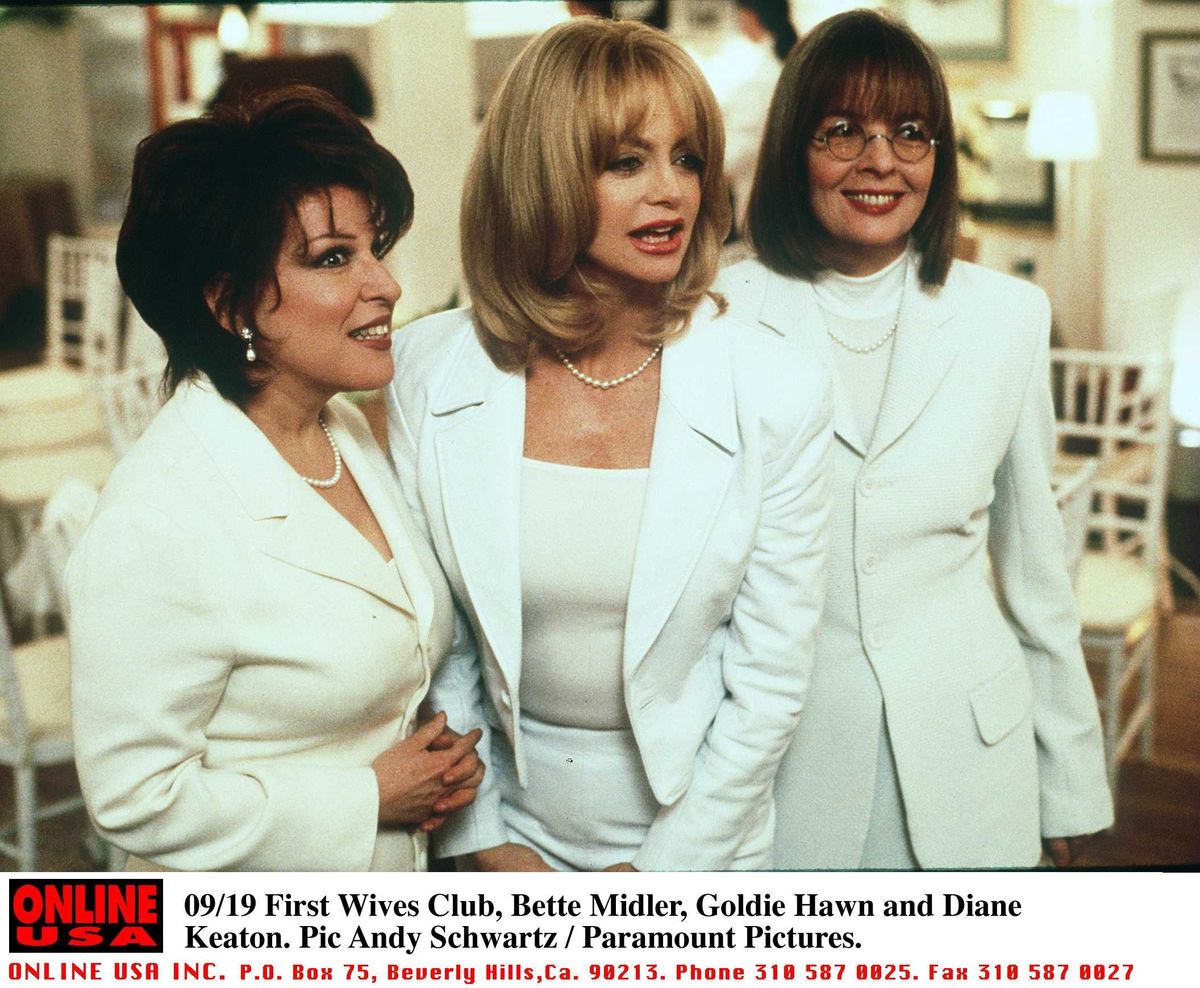 erste Frauen Club Beete Midler Goldie Hawne und Diane Keaton