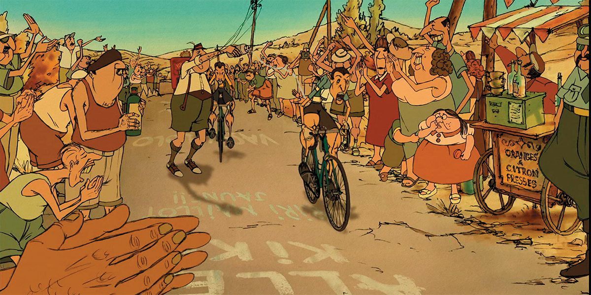 Crtani film, Bicikl, Ilustracija, Vozilo, Umjetnost, Biciklizam, Freska, Rekreacija, Fikcija, Turizam,