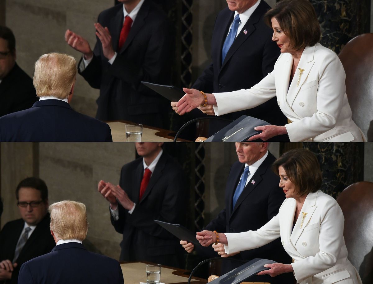 TOPSHOT-COMBO-US-POLITICS-TRUMP-SOTU