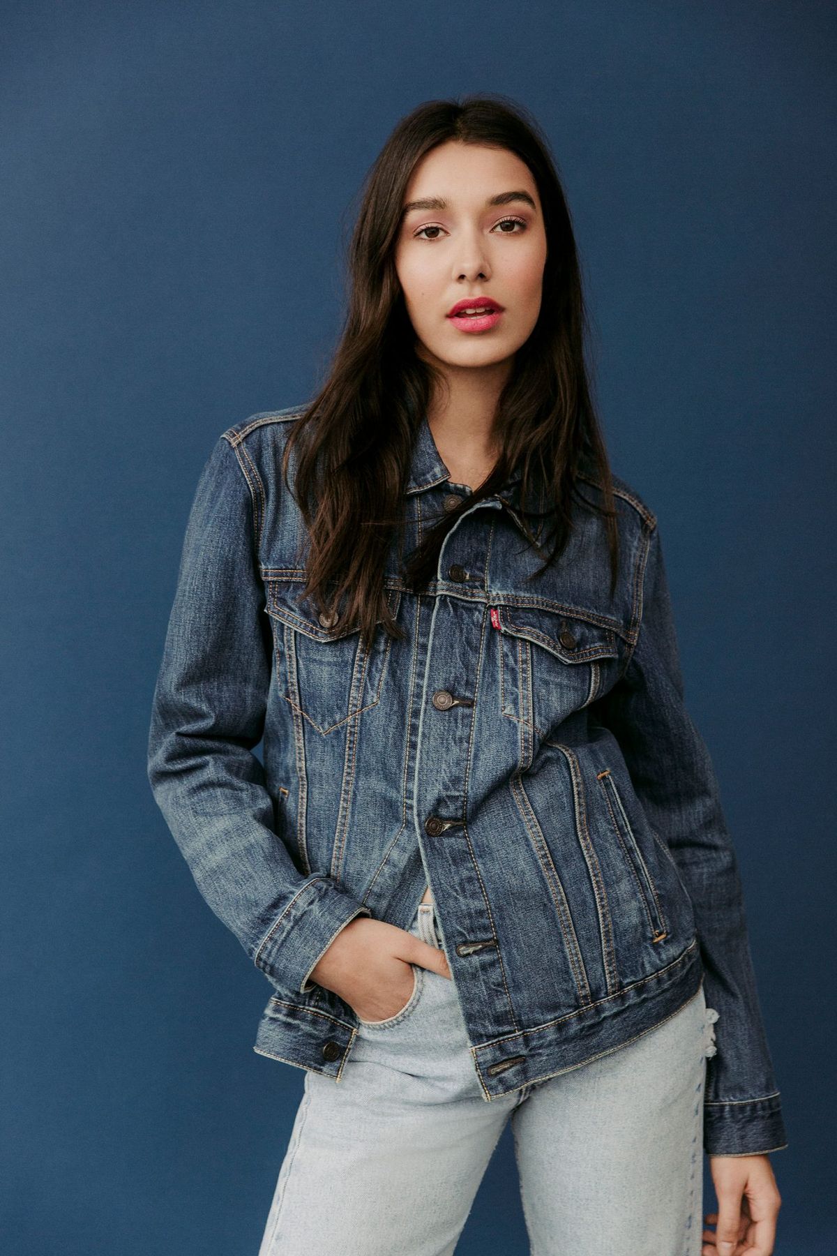 Slik styler du en denimjakke, ideel ide for denimjakke