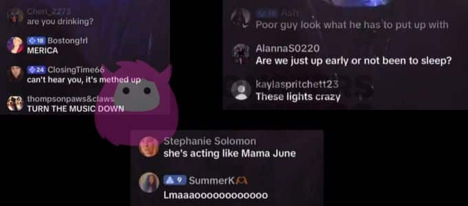 Angela to's tiktok followers commented on her video per @90dayfianceforever on instagram