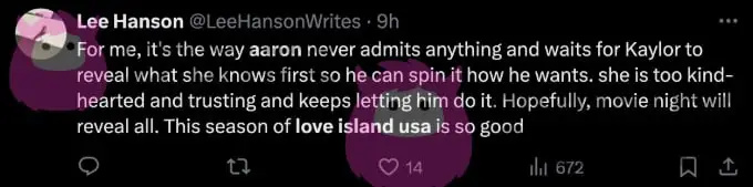Obožavatelji Love Islanda u SAD-u su se razigrali.