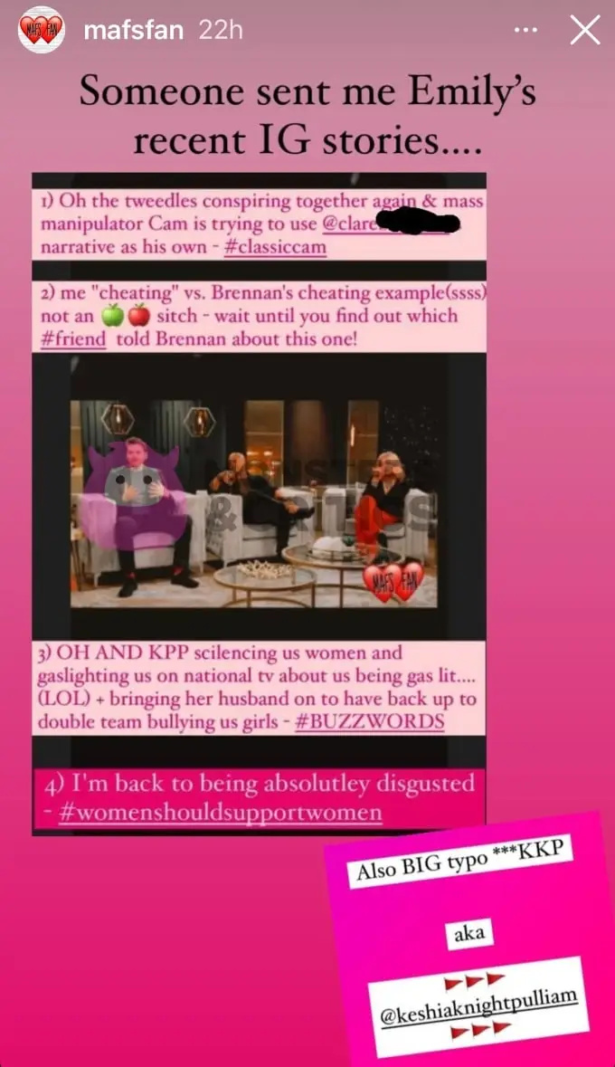MAFSFAN Instagram priča