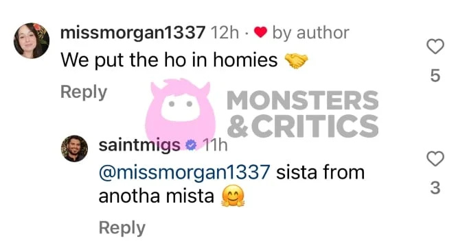 Instagram komentar Miguela Santiaga