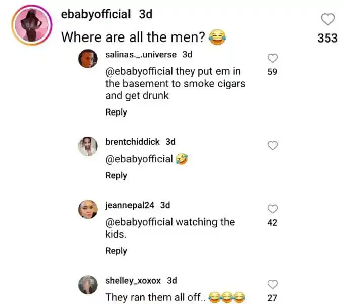   Kim Kardashian's instagram followers ask where the men are in her christmas photos