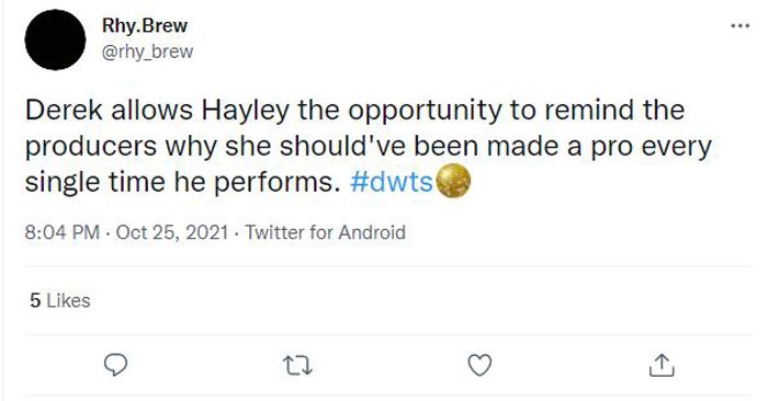 Hayley Tweet 2