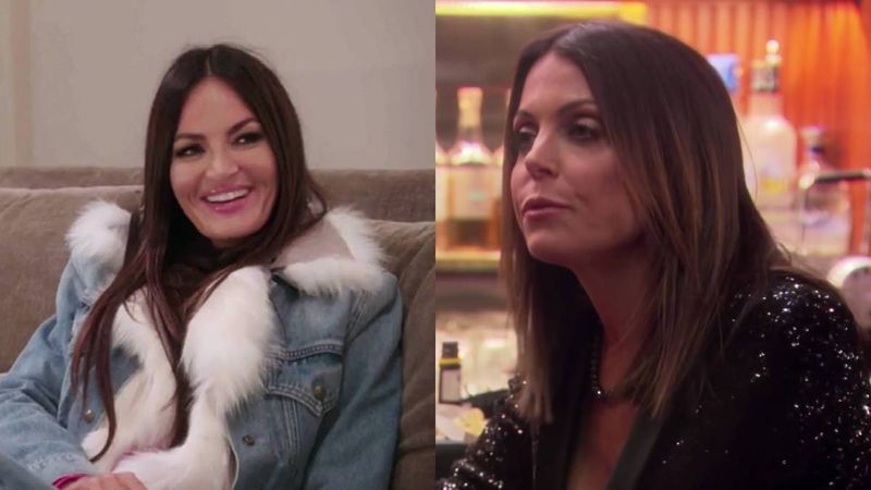 Lisa Barlow e Bethenny Frankel se conheceram e só trocam palavras amáveis.