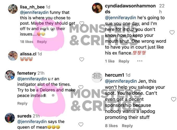   Jennifer deixa os fãs de RHONJ irritados