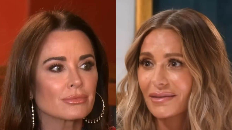 Screenshot dei co-protagonisti di RHOBH Dorit Kemsley e Kyle Richards