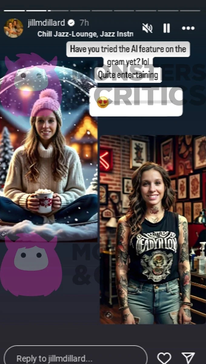 Jill Duggar koristi AI na Instagramu