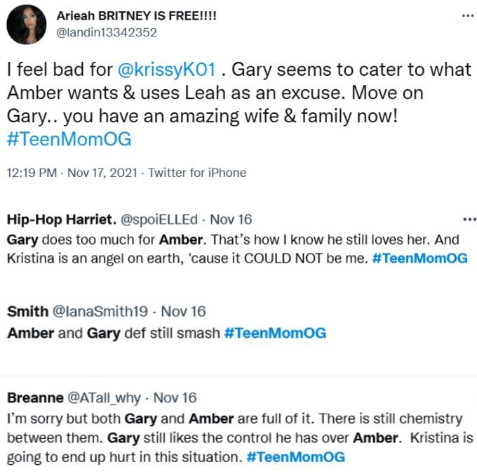 los fans de la mamá adolescente og tomaron twitter para discutir sobre gary y ámbar
