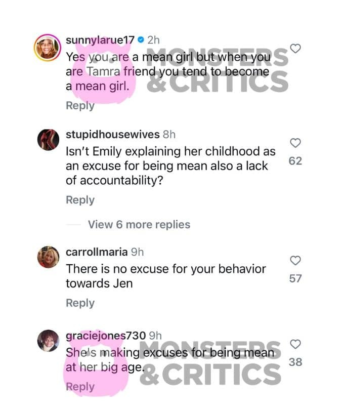   RHOC-Zuschauer rufen Emily Simpson an's behavior 