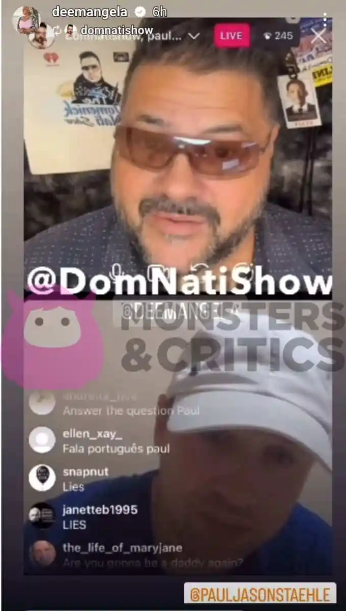 Angela to's instagram story