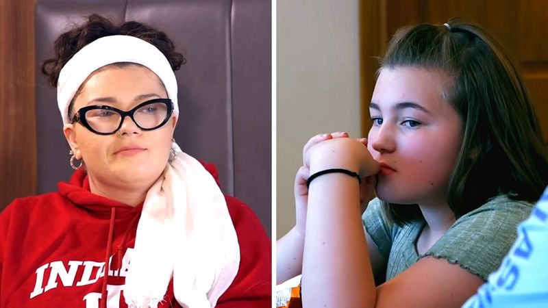 Teen Mom OG-fans kryber sig sammen ved at se Amber Portwood spise 'akavet' middag med datteren Leah i preview-klip
