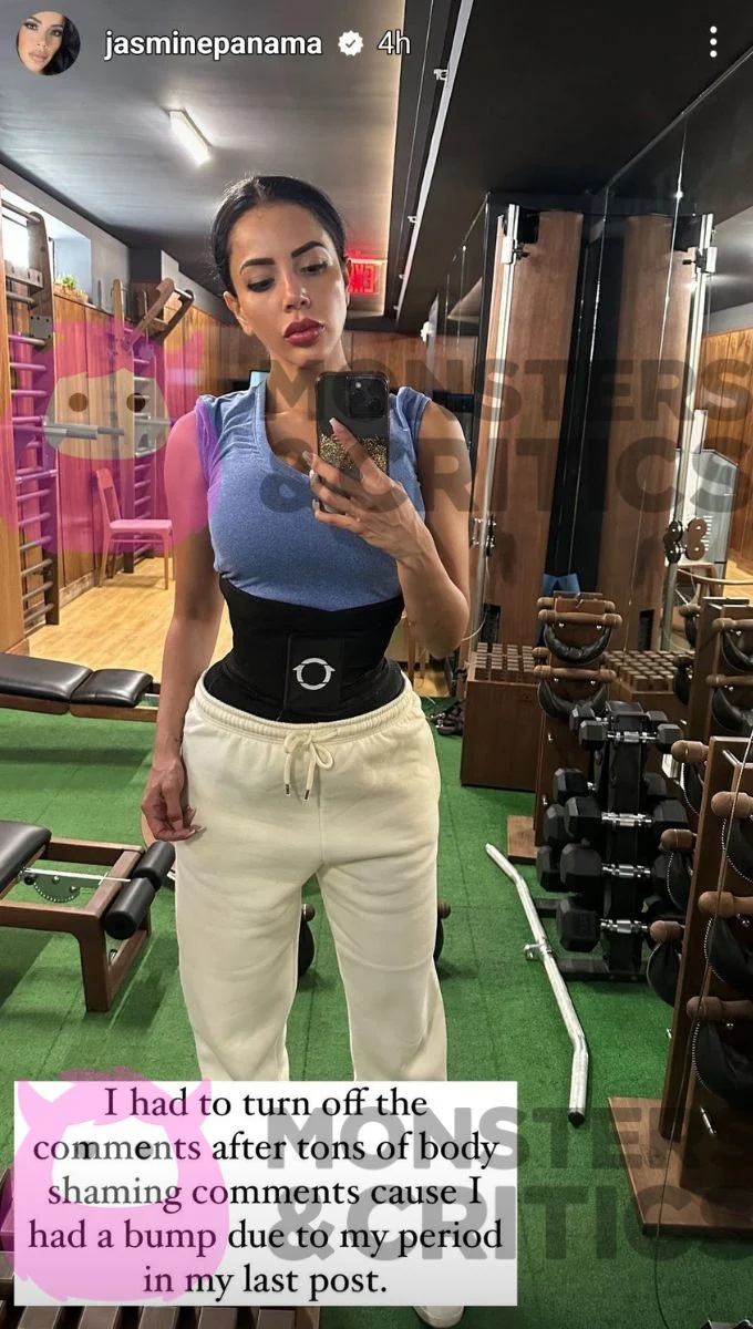   жасмин пинеда's instagram story addressing her comments