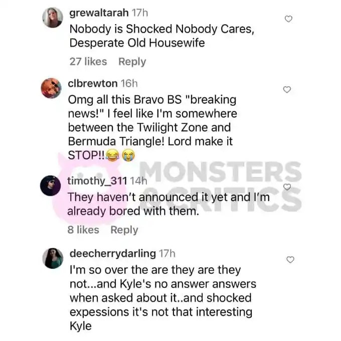 Kommentare von Kyle Richards