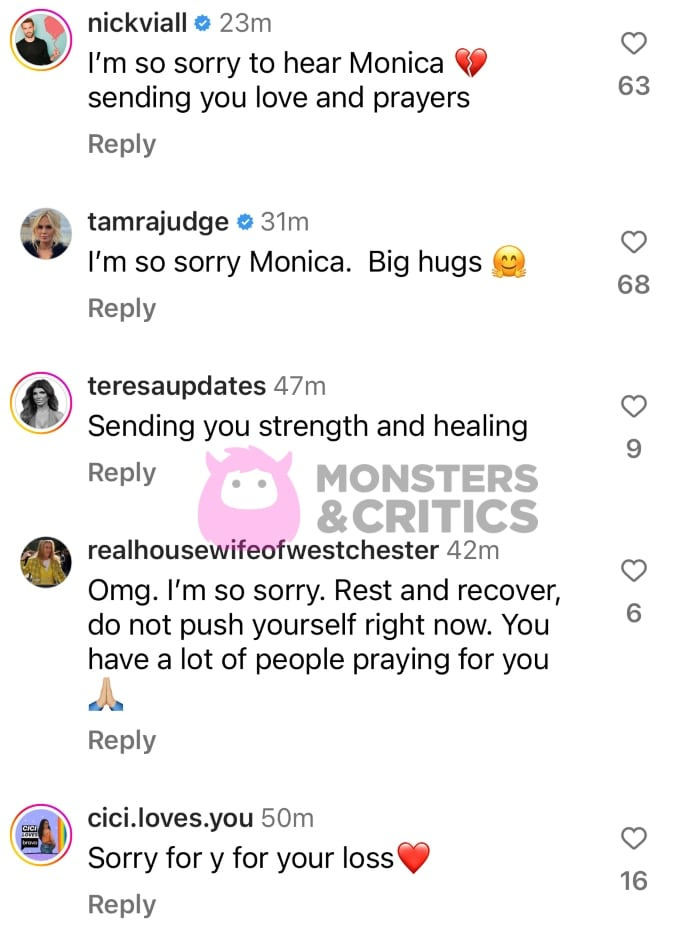 Monica Garcia dobiva podršku na Instagramu
