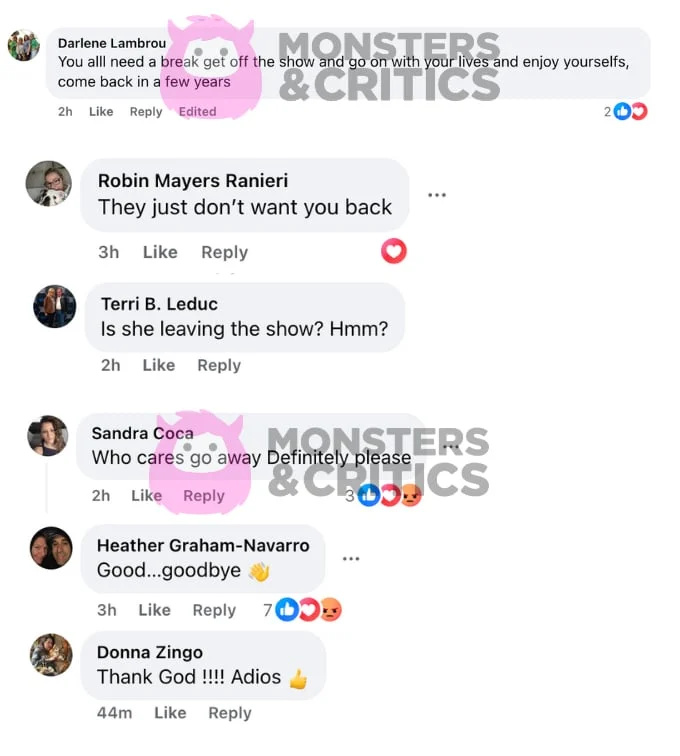 Facebook-Kommentare über Teresa Giudice