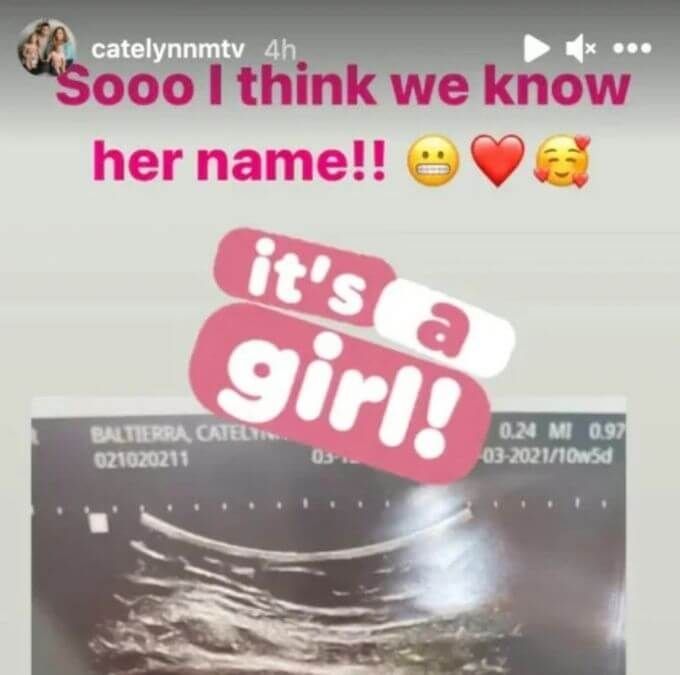 Catelynn Baltierra от Teen Mom в Instagram