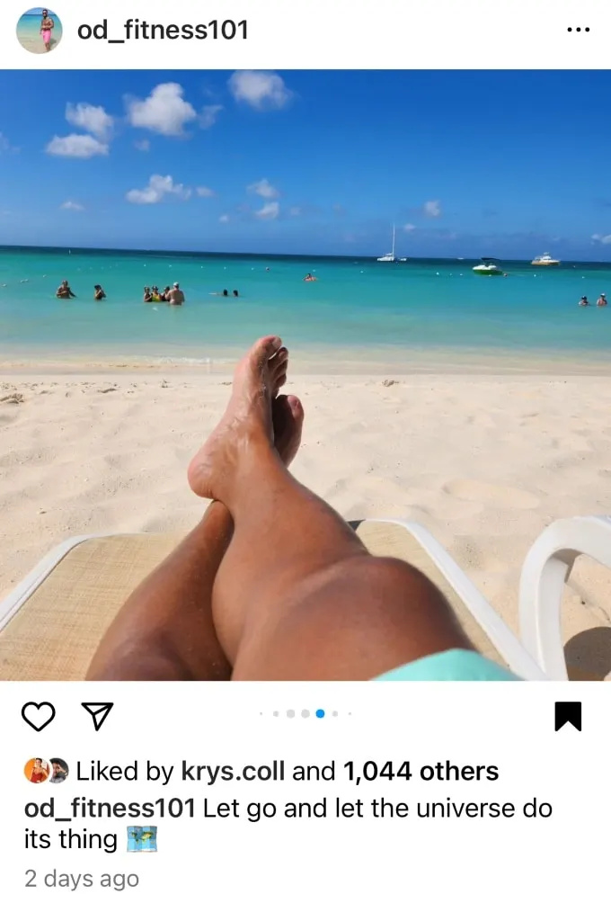 Objava Olajuwona Dickersona na Instagramu