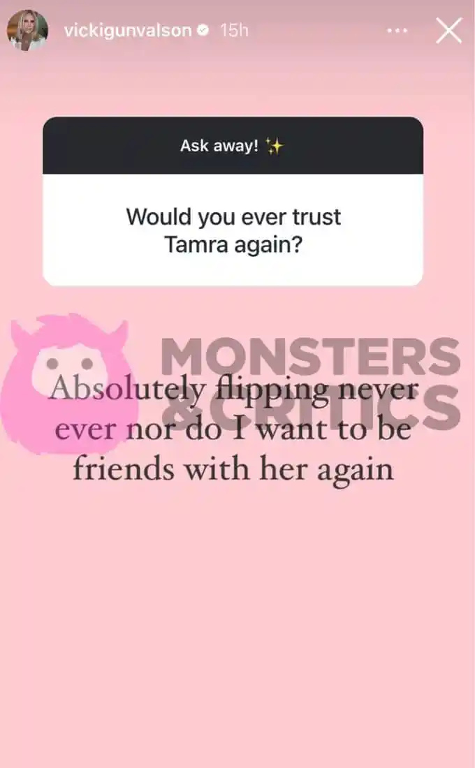   Vicki bate Tamra