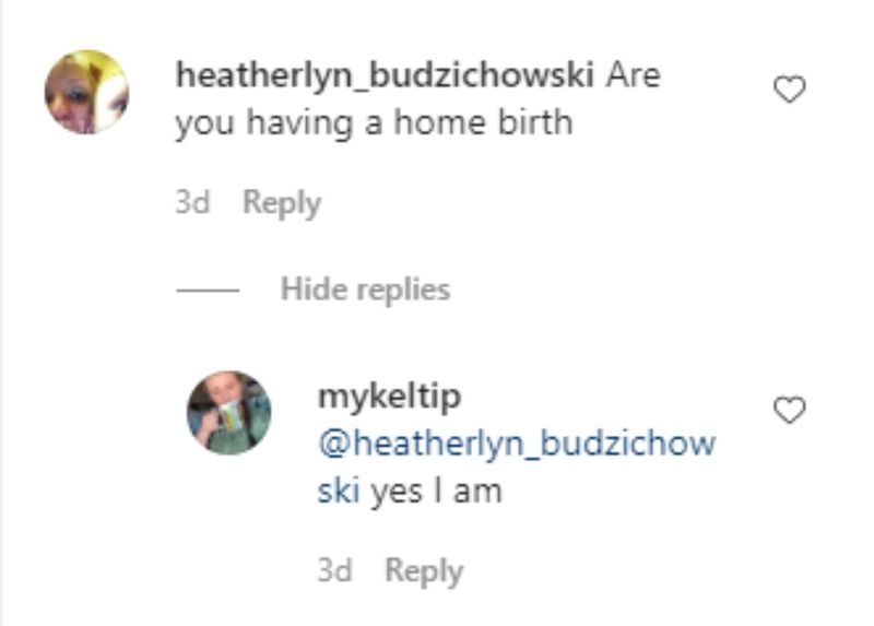 Mykelti Padron of Sister Wives Instagramissa