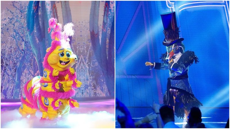 Caterpillar och gräsand på The Masked Singer