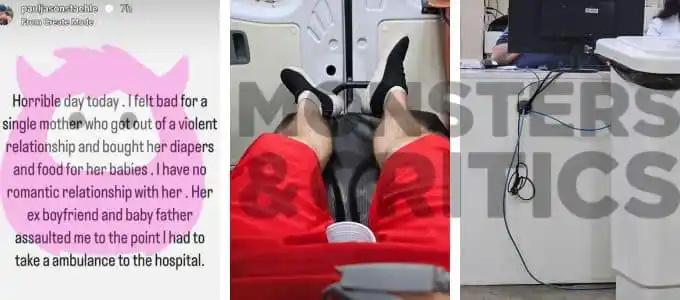   Paul Staehle udostępnia na Instagramie zdjęcia po rzekomym ataku