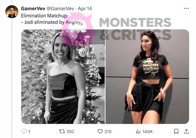   Screenshot von Gamervev Twitter, der das Ausscheidungsmatch für die Challenge-Saison 40 zeigt