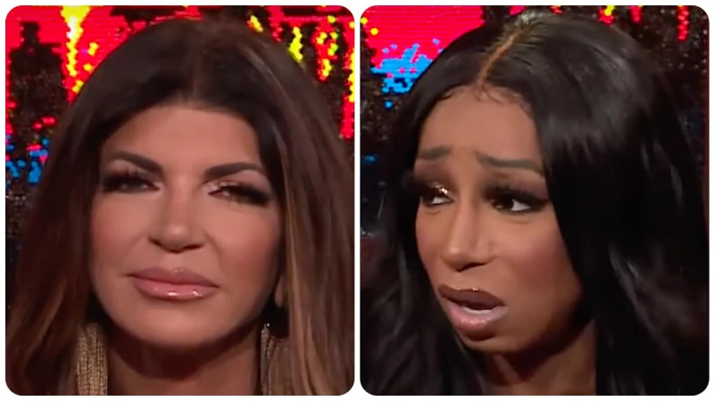   Teresa Giudice und Tiffany Pollard über WWHL.