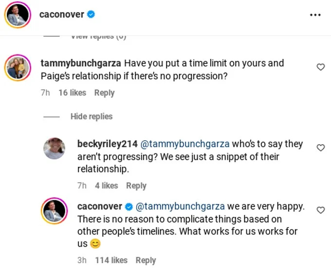   Craig Conover odpowiada na krytykę związku