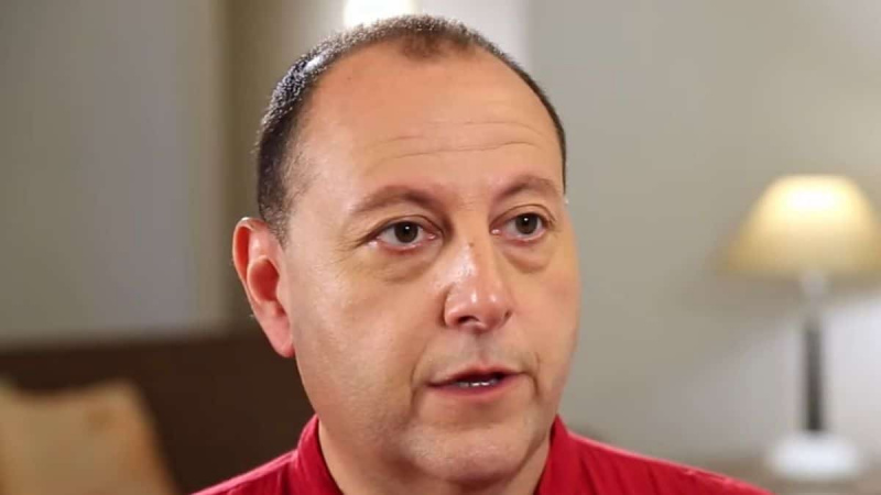  Captura de tela da estrela do 90 Day Fiance, David Toborowsky.