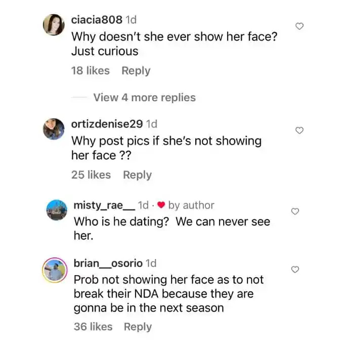 Mike Berk Instagram komentari