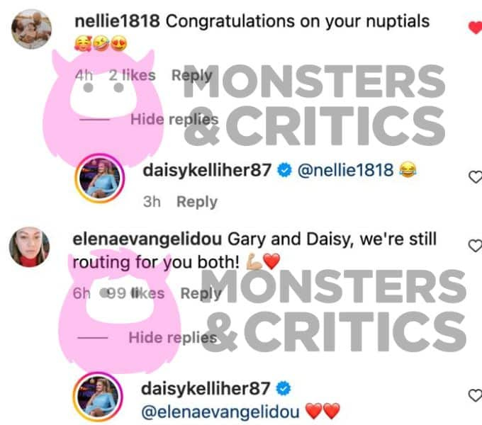   Comentarios de Daisy y Gary