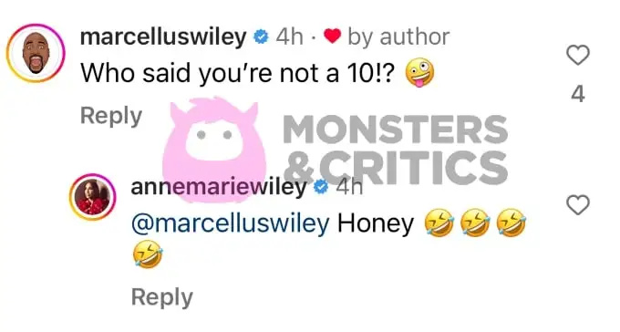Instagram komentar Marcellusa Wileya