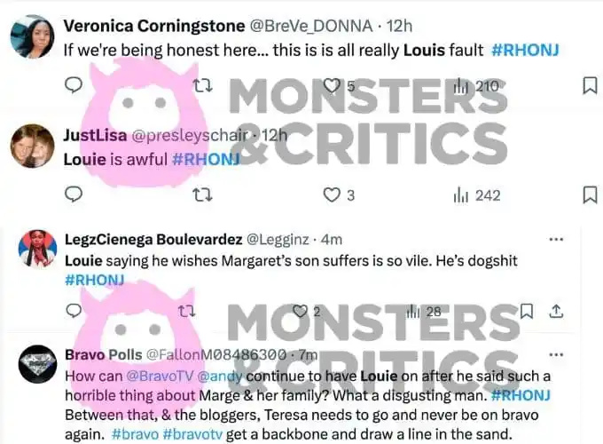   Феновете на RHONJ идват за Луи