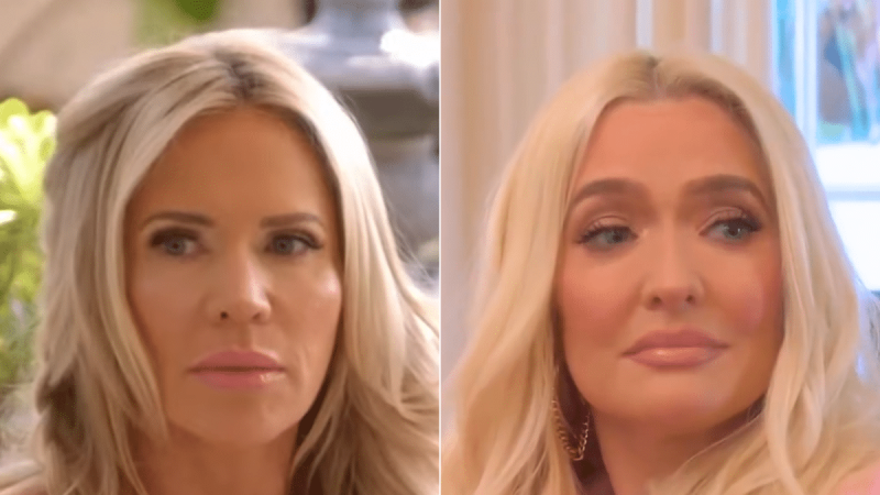   Captura de tela das donas de casa Bravo Erika Jayne e Jenn Pedranti