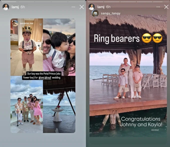   História do Instagram da estrela do MAFS, Johnny Lam
