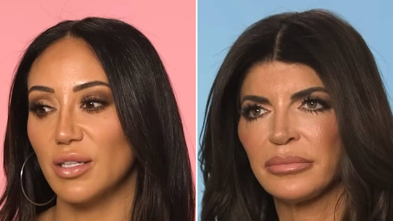  Скриншот со звездами RHONJ Мелиссой Горгой и Терезой Джудиче