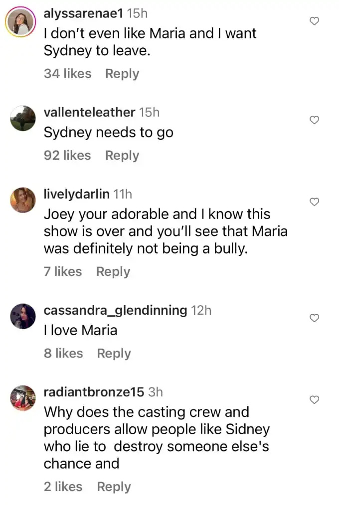 Bachelor komentira na Instagramu